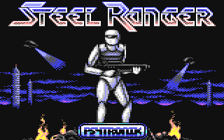 Steel Ranger (Homebrew) — Title screen